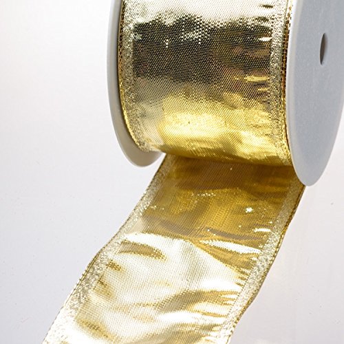 Goldrausch Schleifenband - 60 mm Breite auf 25 m Rolle - 44104 02-R 60 (1,33€/M) von Deko und Band