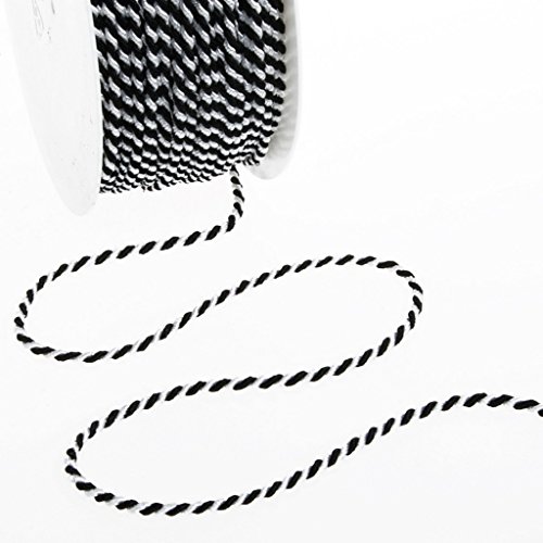 Deko und Band Kordel Multi Color - Schwarz-Weiß - 2mm - 100m - 211010 190 Deko und Band Kordel Multi Color - Schwarz-Weiß - 2mm - 100m - 211010 190 von Deko AS GmbH