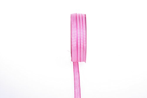 Landhauskaroband 7700-7800 (10mm, Pink) von Deko und Band
