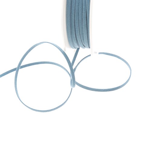 Lederband 3mm x 25m - 18000 (Hellblau) von Deko AS GmbH