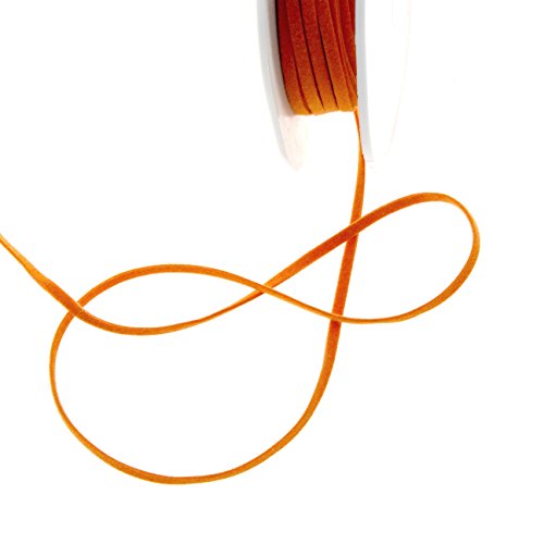 Lederband 3mm x 25m - 18000 (Orange) von Deko und Band