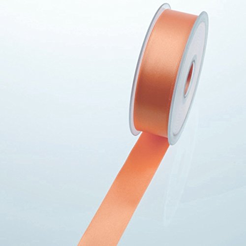 Satinband lachs - 25 mm Breite auf 25 m Rolle - 43125 303-R (0,65€/m) von Deko und Band