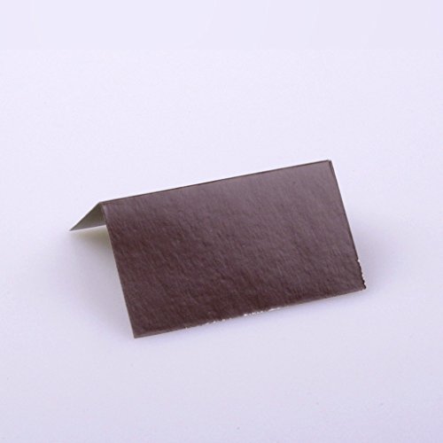 Deko und Band Tischkärtchen - braun - 65x38mm - 12 Stück - 56007 88 Deko und Band Tischkärtchen - braun - 65x38mm - 12 Stück - 56007 88 von Deko und Band