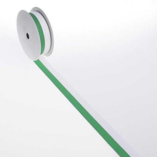 Vereinsband - grün, weiß - 15 mm x 25 m - 2436 15 91 von Deko AS GmbH