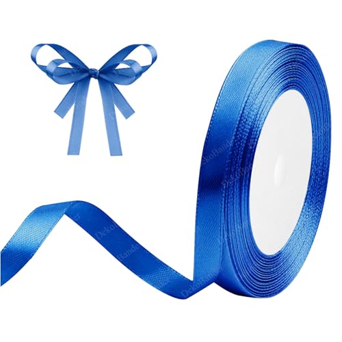 Geschenkband Blau 10mm x 23m Satinband Blau Schleifenband Geschenkband Satinbänder für Geschenkverpackungen, Basteln, DIY, Nähen, Brautparty-Dekoration, Christbaumschmuck Geschenkband Blau 10mm x 23m Satinband Blau Schleifenband Geschenkband Satinbänder für Geschenkverpackungen, Basteln, DIY, Nähen, Brautparty-Dekoration, Christbaumschmuck von DekoBander