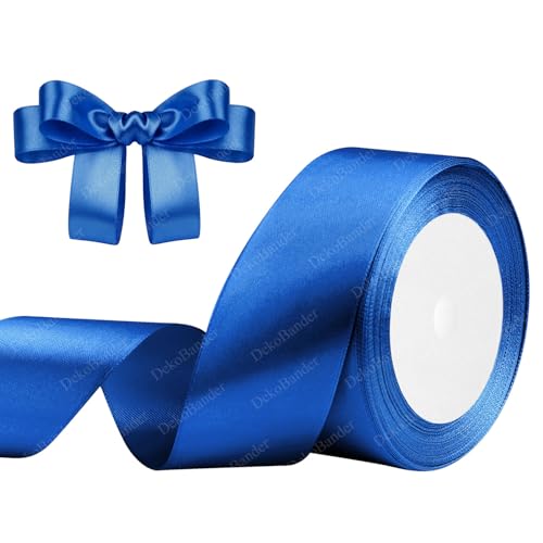 Geschenkband Blau 40mm x 23m Satinband Blau Schleifenband Geschenkband Satinbänder für Geschenkverpackungen, Basteln, DIY, Nähen, Brautparty-Dekoration, Christbaumschmuck Geschenkband Blau 40mm x 23m Satinband Blau Schleifenband Geschenkband Satinbänder für Geschenkverpackungen, Basteln, DIY, Nähen, Brautparty-Dekoration, Christbaumschmuck von DekoBander