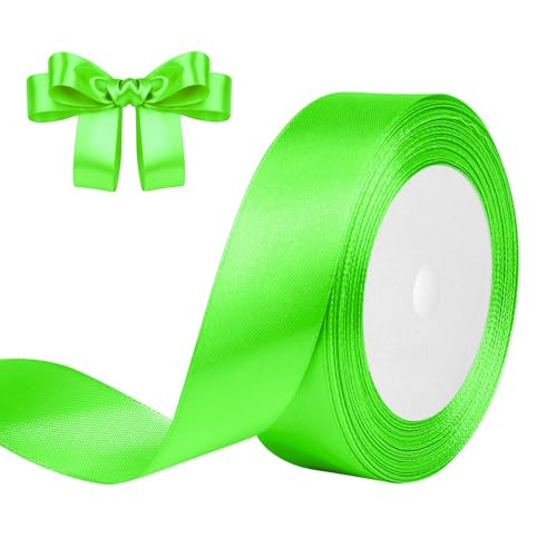 Geschenkband FruchtGrün 25mm x 23m Satinband FruchtGrün Schleifenband Geschenkband Satinbänder für Geschenkverpackungen, Basteln, DIY, Nähen, Brautparty-Dekoration, Christbaumschmuck Geschenkband FruchtGrün 25mm x 23m Satinband FruchtGrün Schleifenband Geschenkband Satinbänder für Geschenkverpackungen, Basteln, DIY, Nähen, Brautparty-Dekoration, Christbaumschmuck von DekoBander