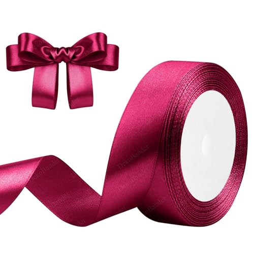 Geschenkband Fuchsia 25mm x 23m Satinband Fuchsia Schleifenband Geschenkband Satinbänder für Geschenkverpackungen, Basteln, DIY, Nähen, Brautparty-Dekoration, Christbaumschmuck Geschenkband Fuchsia 25mm x 23m Satinband Fuchsia Schleifenband Geschenkband Satinbänder für Geschenkverpackungen, Basteln, DIY, Nähen, Brautparty-Dekoration, Christbaumschmuck von DekoBander