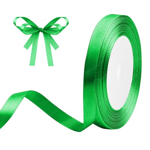 Geschenkband Grün 10mm x 23m Satinband Grün Schleifenband Geschenkband Satinbänder für Geschenkverpackungen, Basteln, DIY, Nähen, Brautparty-Dekoration, Christbaumschmuck Geschenkband Grün 10mm x 23m Satinband Grün Schleifenband Geschenkband Satinbänder für Geschenkverpackungen, Basteln, DIY, Nähen, Brautparty-Dekoration, Christbaumschmuck von DekoBander