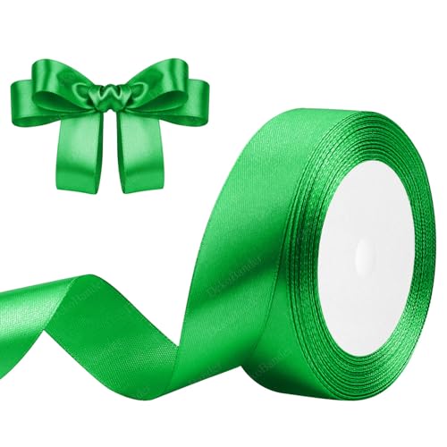 Geschenkband Grün 25mm x 23m Satinband Grün Schleifenband Geschenkband Satinbänder für Geschenkverpackungen, Basteln, DIY, Nähen, Brautparty-Dekoration, Christbaumschmuck Geschenkband Grün 25mm x 23m Satinband Grün Schleifenband Geschenkband Satinbänder für Geschenkverpackungen, Basteln, DIY, Nähen, Brautparty-Dekoration, Christbaumschmuck von DekoBander