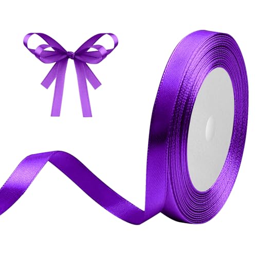 Geschenkband Lila 10mm x 23m Satinband Lila Schleifenband Geschenkband Satinbänder für Geschenkverpackungen, Basteln, DIY, Nähen, Brautparty-Dekoration, Christbaumschmuck Geschenkband Lila 10mm x 23m Satinband Lila Schleifenband Geschenkband Satinbänder für Geschenkverpackungen, Basteln, DIY, Nähen, Brautparty-Dekoration, Christbaumschmuck von DekoBander
