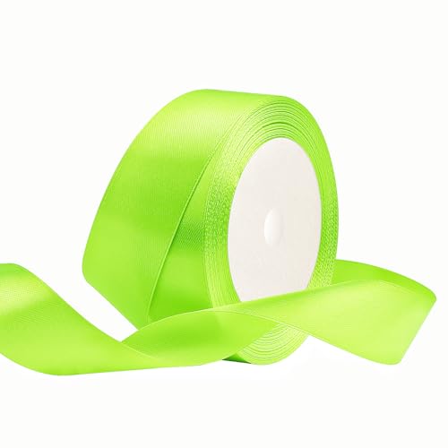 Geschenkband Neon Grün 25mm x 23m Satinband Neon Grün Schleifenband Geschenkband Satinbänder für Geschenkverpackungen, Basteln, DIY, Nähen, Brautparty-Dekoration, Christbaumschmuck Geschenkband Neon Grün 25mm x 23m Satinband Neon Grün Schleifenband Geschenkband Satinbänder für Geschenkverpackungen, Basteln, DIY, Nähen, Brautparty-Dekoration, Christbaumschmuck von DekoBander