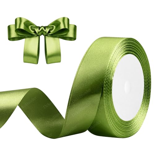 Geschenkband Olivgrün 25mm x 23m Satinband Olivgrün Schleifenband Geschenkband Satinbänder für Geschenkverpackungen, Basteln, DIY, Nähen, Brautparty-Dekoration, Christbaumschmuck Geschenkband Olivgrün 25mm x 23m Satinband Olivgrün Schleifenband Geschenkband Satinbänder für Geschenkverpackungen, Basteln, DIY, Nähen, Brautparty-Dekoration, Christbaumschmuck von DekoBander
