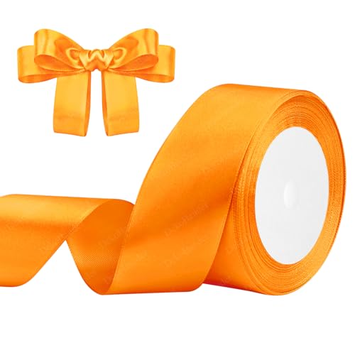 Geschenkband Orange 40mm x 23m Satinband Orange Schleifenband Geschenkband Satinbänder für Geschenkverpackungen, Basteln, DIY, Nähen, Brautparty-Dekoration, Christbaumschmuck Geschenkband Orange 40mm x 23m Satinband Orange Schleifenband Geschenkband Satinbänder für Geschenkverpackungen, Basteln, DIY, Nähen, Brautparty-Dekoration, Christbaumschmuck von DekoBander