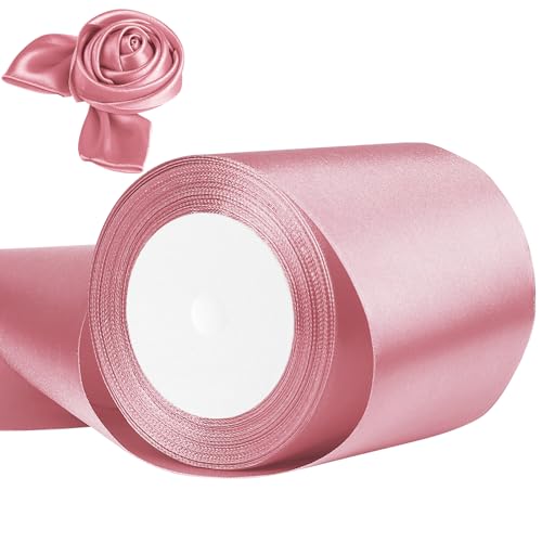 Geschenkband Roségold 100mm x 23m Satinband Roségold Schleifenband Geschenkband Satinbänder für Geschenkverpackungen, Basteln, DIY, Nähen, Brautparty-Dekoration, Christbaumschmuck Geschenkband Roségold 100mm x 23m Satinband Roségold Schleifenband Geschenkband Satinbänder für Geschenkverpackungen, Basteln, DIY, Nähen, Brautparty-Dekoration, Christbaumschmuck von DekoBander