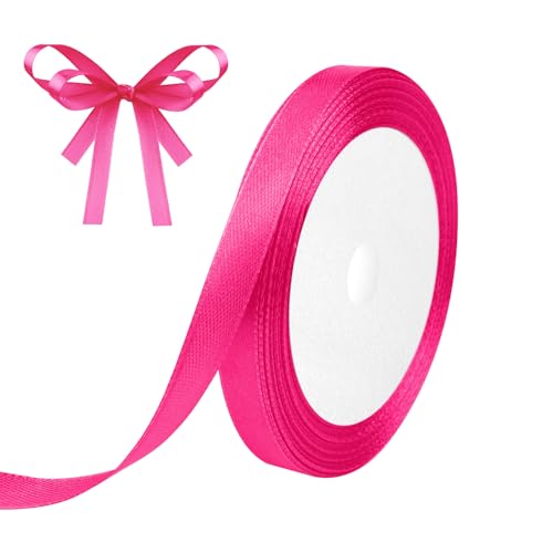 Geschenkband Rosenrot 10mm x 23m Satinband Rosenrot Schleifenband Geschenkband Satinbänder für Geschenkverpackungen, Basteln, DIY, Nähen, Brautparty-Dekoration, Christbaumschmuck Geschenkband Rosenrot 10mm x 23m Satinband Rosenrot Schleifenband Geschenkband Satinbänder für Geschenkverpackungen, Basteln, DIY, Nähen, Brautparty-Dekoration, Christbaumschmuck von DekoBander