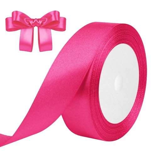 Geschenkband Rosenrot 25mm x 23m Satinband Rosenrot Schleifenband Geschenkband Satinbänder für Geschenkverpackungen, Basteln, DIY, Nähen, Brautparty-Dekoration, Christbaumschmuck Geschenkband Rosenrot 25mm x 23m Satinband Rosenrot Schleifenband Geschenkband Satinbänder für Geschenkverpackungen, Basteln, DIY, Nähen, Brautparty-Dekoration, Christbaumschmuck von DekoBander