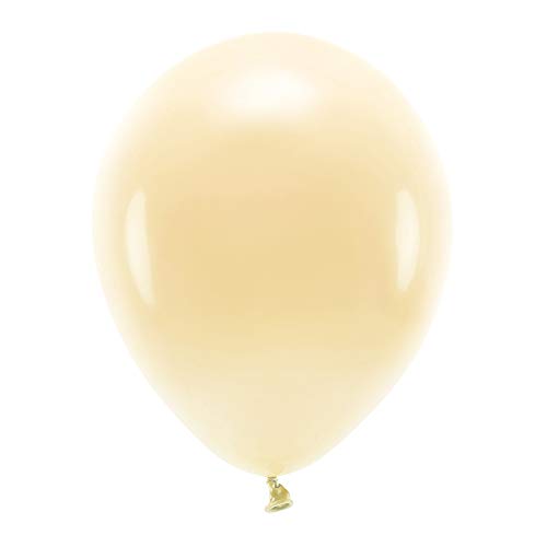 10 Stück ECO-Luftballons Pastell in Hellpfirsich 30cm von DekoHaus