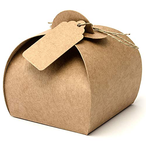 10 Stück Geschenkbox aus Kraftpapier Schachtel Tischdeko PUDP20 10 Stück Geschenkbox aus Kraftpapier Schachtel Tischdeko PUDP20 von DekoHaus