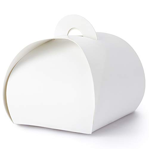 10 Stück Geschenkboxen aus Papier in Weiß Schachtel Tischdeko 10 Stück Geschenkboxen aus Papier in Weiß Schachtel Tischdeko von DekoHaus