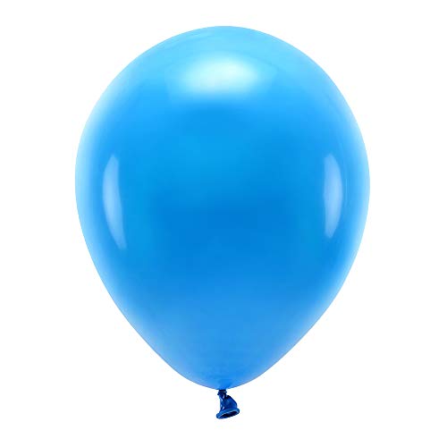 100 Stück ECO-Luftballons Pastell in Blau 30cm Partyzubehör von DekoHaus