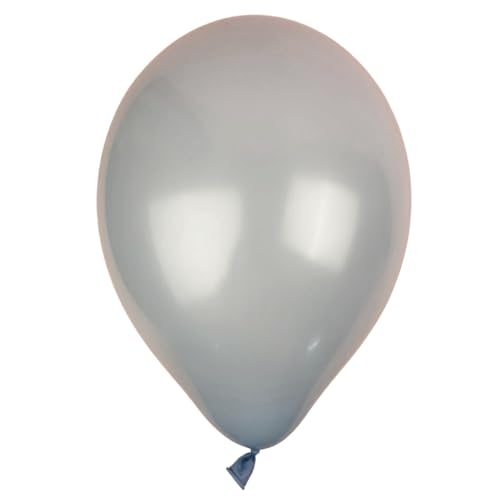 100 Stück Latex Luftballons, Größe 33cm, Pastel Sky Blue von DekoHaus