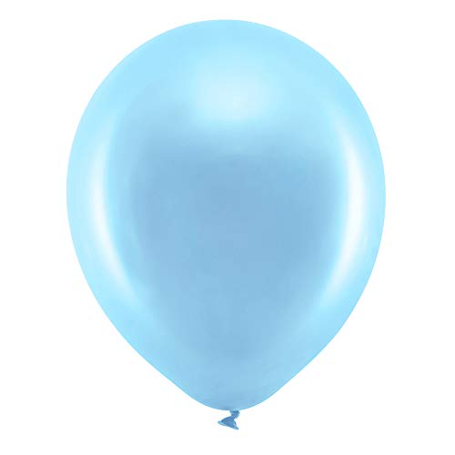 100 Stück Rainbow Luftballons Metallic in Blau 23cm Partyzubehör Ballons 100 Stück Rainbow Luftballons Metallic in Blau 23cm Partyzubehör Ballons von DekoHaus