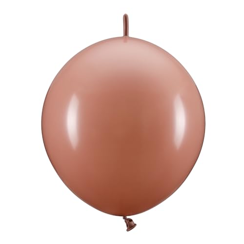 20 Stück Linking Luftballons in Schmutziges Rosa 33cm von DekoHaus