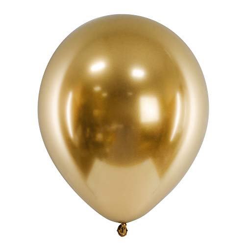 50 Stück Glossy Luftballons in Gold 30cm Chrom-Ballons 50 Stück Glossy Luftballons in Gold 30cm Chrom-Ballons von DekoHaus