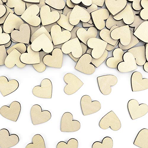50 Stück Holzkonfetti Herz aus Naturholz 2 x 2 cm Tischdekoration Deko 50 Stück Holzkonfetti Herz aus Naturholz 2 x 2 cm Tischdekoration Deko von DekoHaus