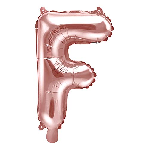 Folienballon Buchstabe F in Roségold Höhe 35cm Partyzubehör Folienballon Buchstabe F in Roségold Höhe 35cm Partyzubehör von DekoHaus