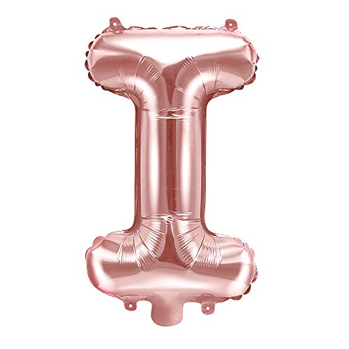 Folienballon Buchstabe I in Roségold Höhe 35cm Partyzubehör Folienballon Buchstabe I in Roségold Höhe 35cm Partyzubehör von DekoHaus