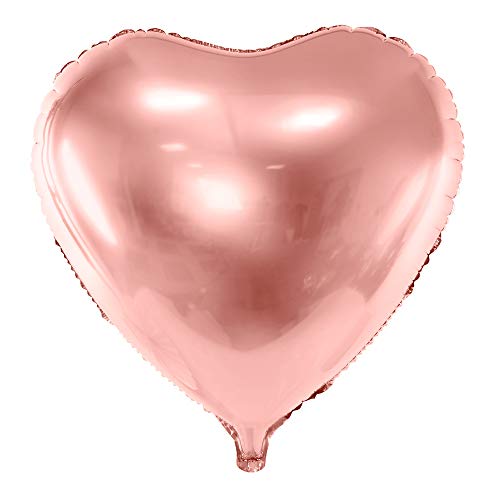 Folienballon Herz (61 cm, Rose Gold) von DekoHaus