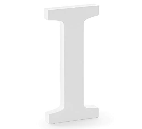 DekoHaus Holzbuchstabe I 20 cm – Deko Buchstaben A–Z, Weiß, Freistehend, Holz Letters für Hochzeit, Geburtstag, Kinderzimmer, Basteln DekoHaus Holzbuchstabe I 20 cm – Deko Buchstaben A–Z, Weiß, Freistehend, Holz Letters für Hochzeit, Geburtstag, Kinderzimmer, Basteln von DekoHaus