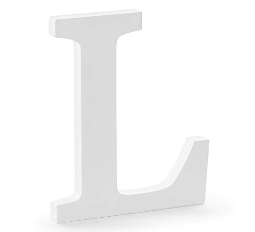 DekoHaus Holzbuchstabe L 20 cm – Deko Buchstaben A–Z, Weiß, Freistehend, Holz Letters für Hochzeit, Geburtstag, Kinderzimmer, Basteln DekoHaus Holzbuchstabe L 20 cm – Deko Buchstaben A–Z, Weiß, Freistehend, Holz Letters für Hochzeit, Geburtstag, Kinderzimmer, Basteln von DekoHaus