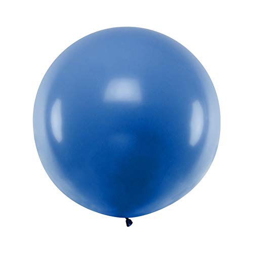 DekoHaus Riesenballons XXL 100 cm Helium Luftballons Farbe wählbar (Blau) von DekoHaus