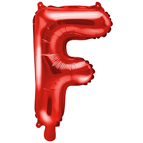 Folienballon Buchstabe F in Rot 35cm Folienballon Buchstabe F in Rot 35cm von DekoHaus