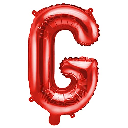 Folienballon Buchstabe G in Rot 35cm Folienballon Buchstabe G in Rot 35cm von DekoHaus