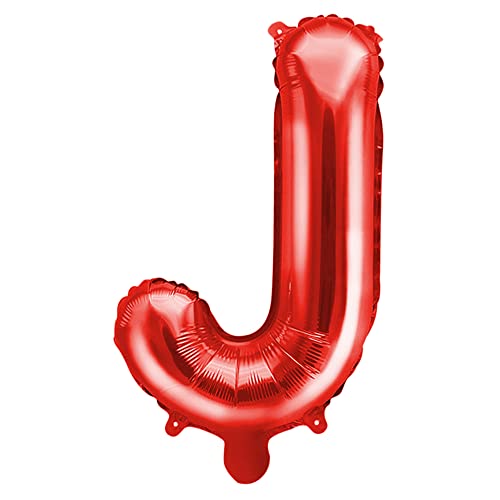 Folienballon Buchstabe J in Rot 35cm von DekoHaus