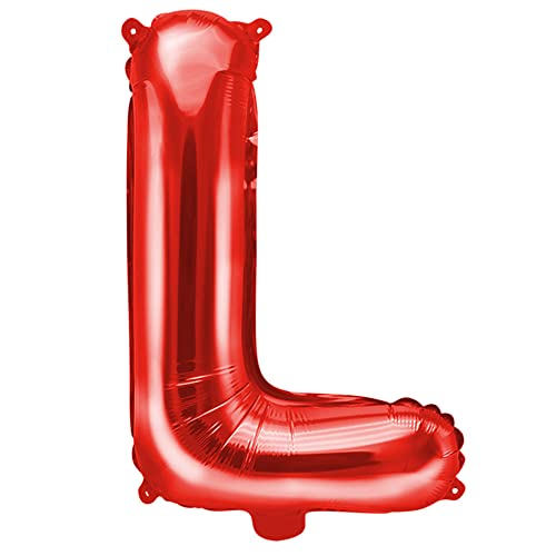 Folienballon Buchstabe L in Rot 35cm Folienballon Buchstabe L in Rot 35cm von DekoHaus