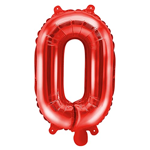 Folienballon Buchstabe O in Rot 35cm von DekoHaus