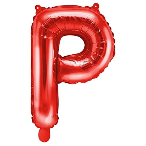Folienballon Buchstabe P in Rot 35cm Folienballon Buchstabe P in Rot 35cm von DekoHaus