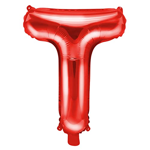Folienballon Buchstabe T in Rot 35cm Folienballon Buchstabe T in Rot 35cm von DekoHaus
