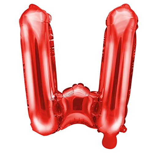 Folienballon Buchstabe W in Rot 35cm Folienballon Buchstabe W in Rot 35cm von DekoHaus
