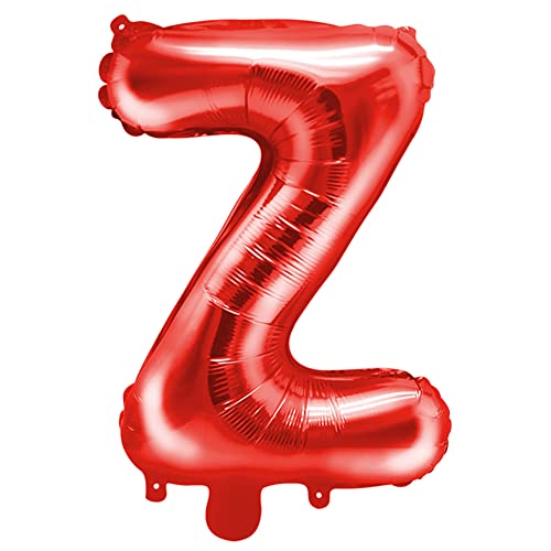 Folienballon Buchstabe Z in Rot 35cm von DekoHaus