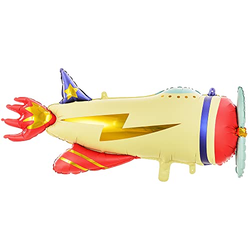 Folienballon Flugzeug Mehrfarbig 91x39cm Folienballon Flugzeug Mehrfarbig 91x39cm von DekoHaus