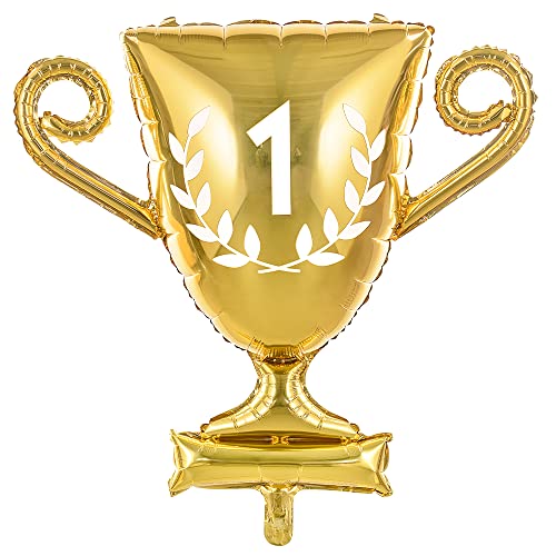 Folienballon Pokal in Gold 64x61cm von DekoHaus