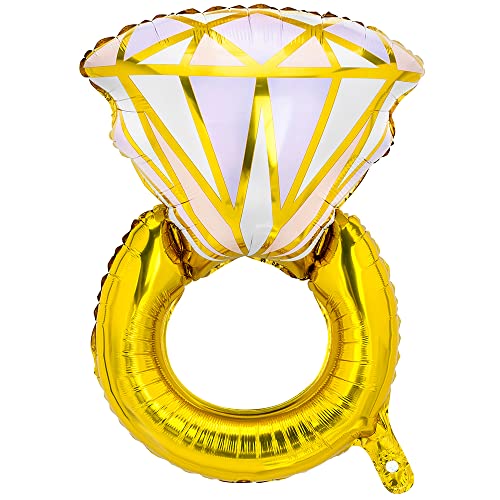 Folienballon Ring in Gold 60x95cm Folienballon Ring in Gold 60x95cm von DekoHaus