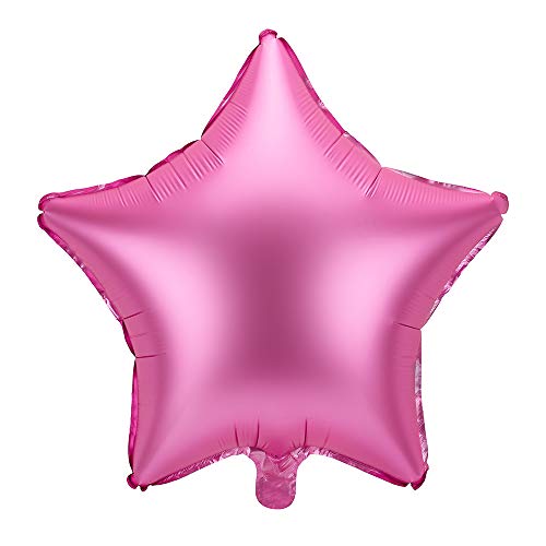 Folienballon Stern in Rosa 48cm Partyzubehör von DekoHaus