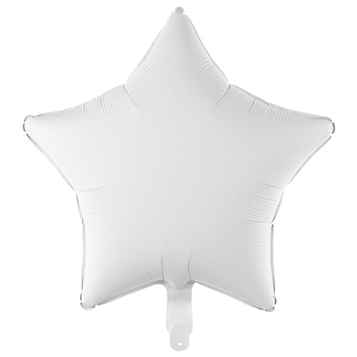 Folienballon Stern in Weiß 42cm von DekoHaus